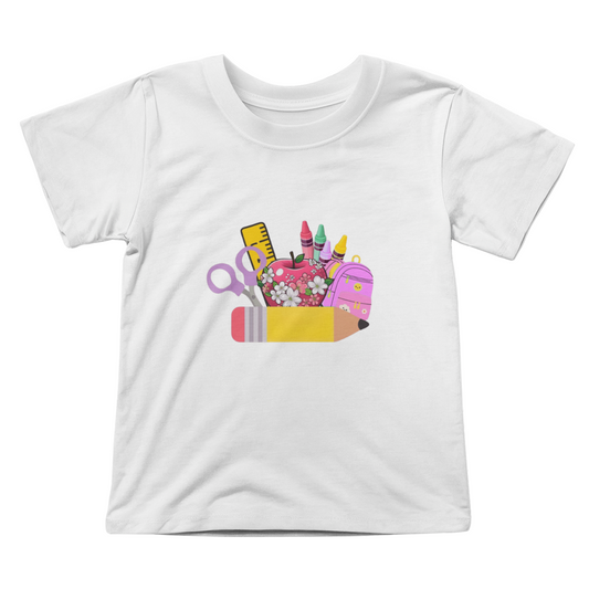 Books, blooms t-shirt